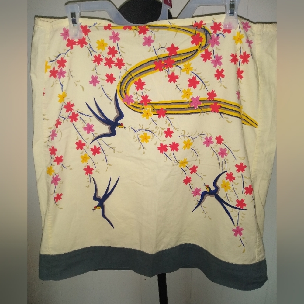 Free People Japanese Bird skirt size 7